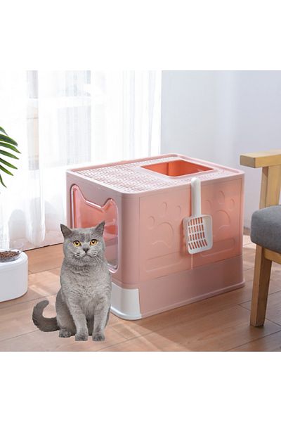 KidLe Two-way Foldable Drawer Type Cat Litter Box
