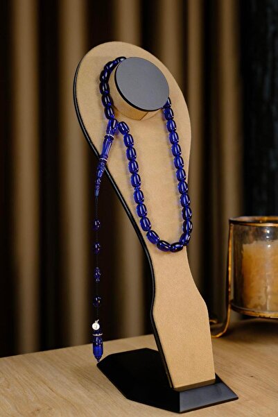 dergah tesbih سبحة من سلسلة Şükür Baba من الخرز الفضي مع نظام تفاصيل Ring of Fire-i Amber