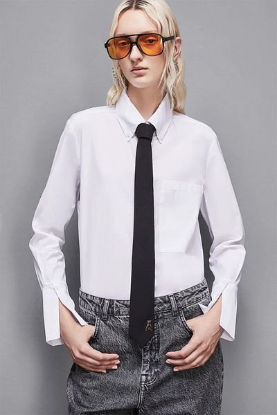 Patrizia Pepe WOMEN'S CREPE TIE - PATRIZIA PEPE - ONE SIZE, BLACK