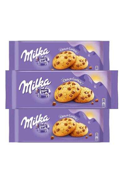 Milka Biscuiți cu ciocolată și fursecuri 135 g x 3 bucăți