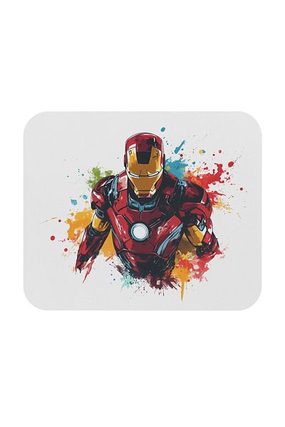 OEM MousePAD Gaming/personal, rotund, pentru pasionatii de desene animate, Eroi Marvel, Iron Man