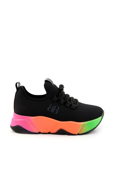 Bambi Black Multicolor Women's Sneaker K01824212417