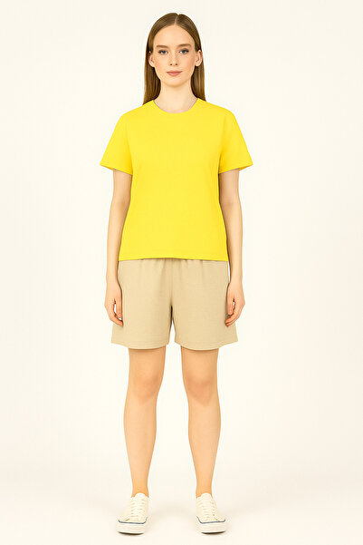 FATELLA Tricou simplu pentru femei – Material mediu, potrivit pentru purtarea...