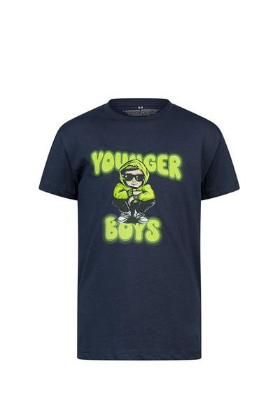 2AS Aja Kids Printed T-Shirt Navy Blue 214