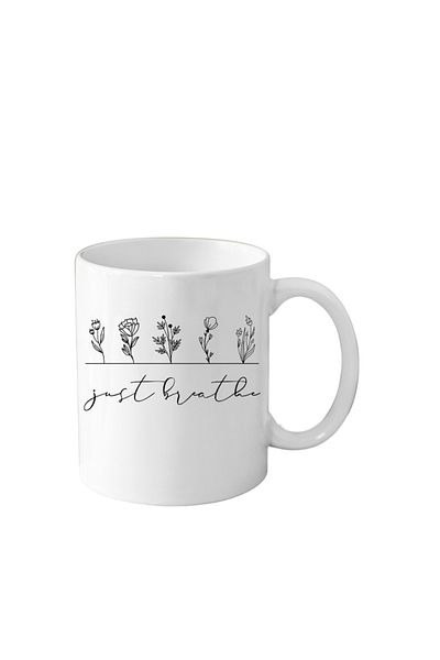 OEM Cana din ceramica haioasa, cu mesaj inspirational/motivational, alba, 330 ml