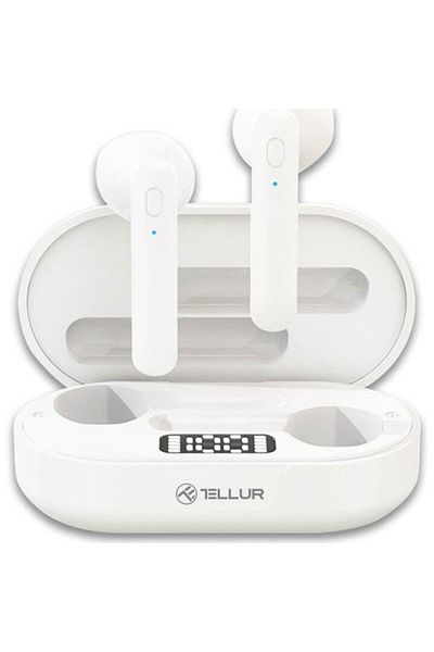 TELLUR Tellur Flip True Wireless Bluetooth Headphones, White