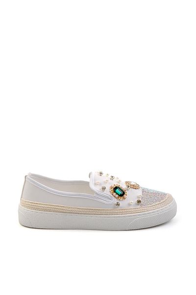 Bambi White Women's Casual Shoes K01678016309