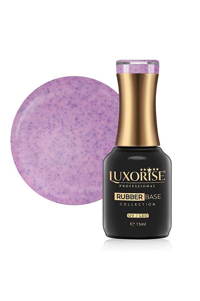 LUXORISE Bază de cauciuc LUXORISE Colecția Glamour - Hibiscus strălucitor 15ml