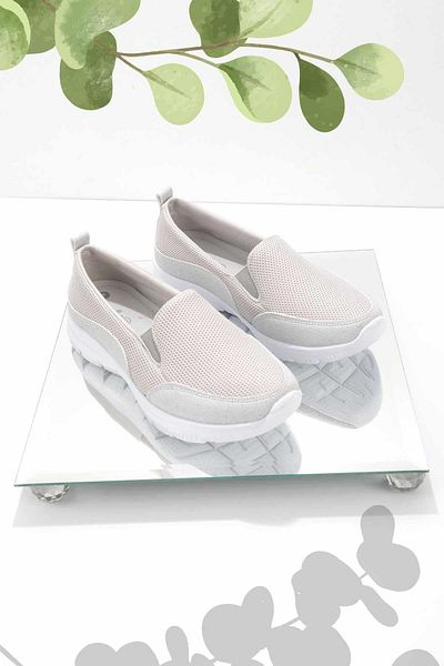 Bambi Grau Damen Freizeitschuhe K01311003022