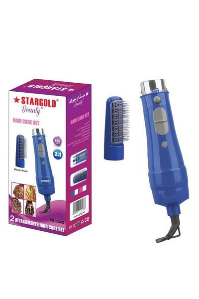 Generic STARGOLD GENERIC 700W Hair Dryer with Styling Brush, Lightweight & Low Noise