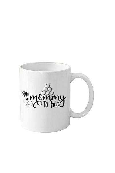OEM Cana personalizata pentru viitoare mama (Mommy To Be) alba, 330 ml