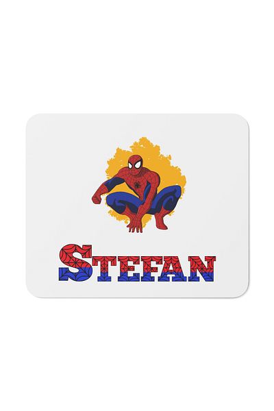 OEM MousePAD Gaming personalizat cu numele STEFAN, model Spiderman