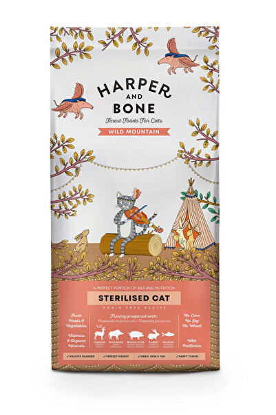 Harper & Bone طعام القطط المعقم من وايلد ماونتن 5 كجم