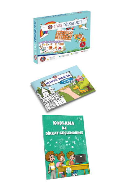 Çocuk Akademi 4 Yaş Dikkat Geliştirme Paketi
