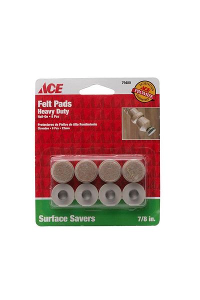 ACE Felt Pads (2.2 cm, Pack of 8)