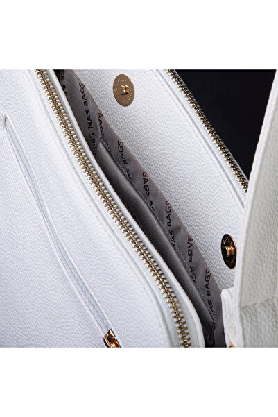 Nas Bag Trei ochi, piele moale, geantă de damă (lățime: 25 x înălțime: 18)