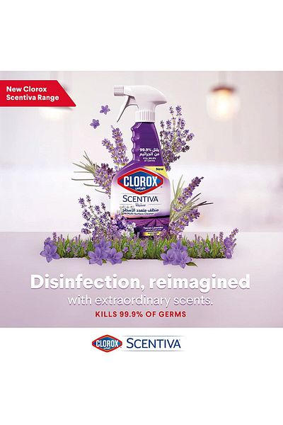 Clorox Multi-Surface Cleaner Scentiva Tuscan Lavender 2 x 500 ml