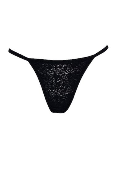Ioana boutique Lace Thong, CH2154, Black, M
