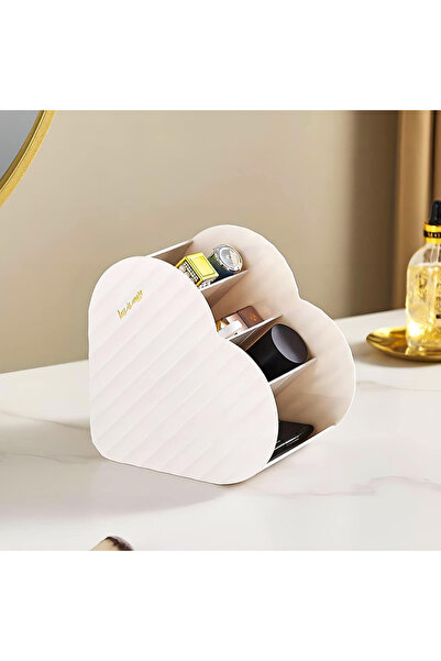OEM Heart makeup brush holder, Cream