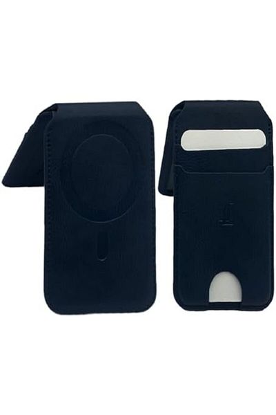 Limitless Magnetic Wallet, Magnetic Stand for iPhone, 4 Slot Leather Card Holder, Adjustable Stand S