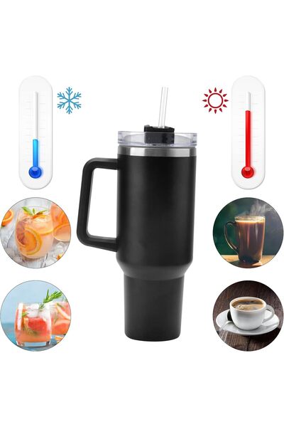 Coverzone Professional 304 Stainless Steel Hot and Cold Tea Coffee Thermos Stainless Steel 1.2L X55