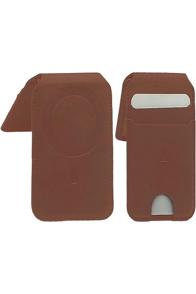 Limitless Magnetic Wallet, Magnetic Stand for iPhone, 4 Slot Leather Card Holder, Adjustable Stand S