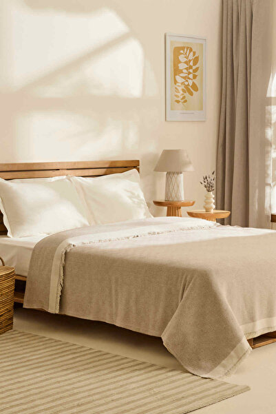 Kaşmir Home بيكيه مزدوج بيج