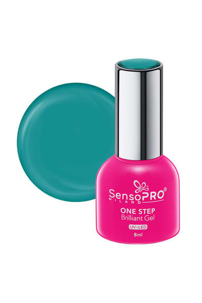 SensoPRO Milano Oja semipermanentă Brilliant într-un singur pas, 8 ml, Turquo...