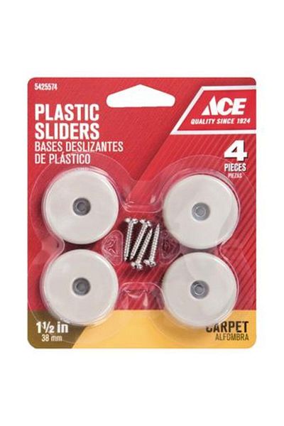ACE Plastic Sliders (3.8 cm, 4 Pc.)