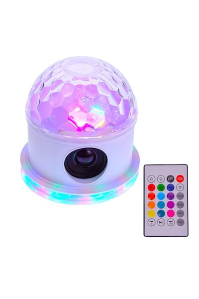 HOZRO Star Master Hozro, Bluetooth Speaker and Remote Controlled Star Projector, White Color