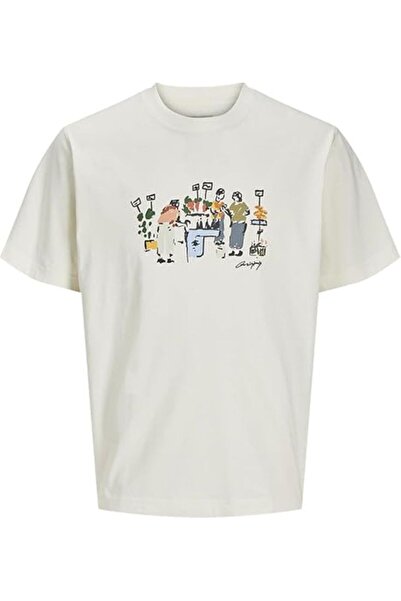 Jack & Jones Μπλουζάκι Jormanchester Sketch Tee Ss Crew N Jnr