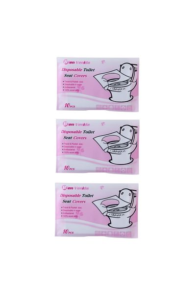 Sprise Set of 3 disposable toilet seat covers
