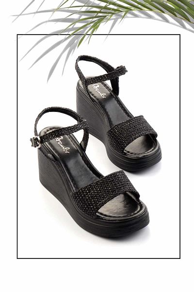 Bambi Black Women's Sandals K05823023428
