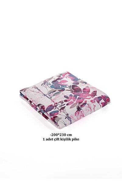 Evim Soren Double Pique Isabel Pink Blue 200X230 cm