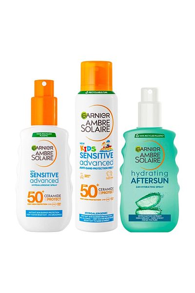 Garnier Ambre Solaire, Sunscreen Spray Spf50 200ml, Children's Sp Spf 50, 200ml, Aftersun Sp 200ml