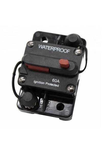 waterproof Obus Karavan Dc Sigorta 60 Amper Otomatik Sigorta