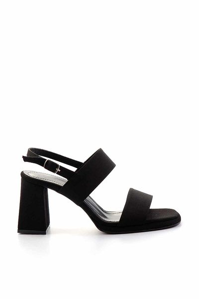 Bambi Matte Black Women's Classic Heeled Shoes K05215164638