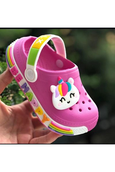 Pandalina Girl's Sandals Anti-Slip Sole Sandals Sea Pool Kindergarten Nursery Sandals