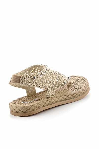 Bambi Bej Kadın Sandalet K05349362516