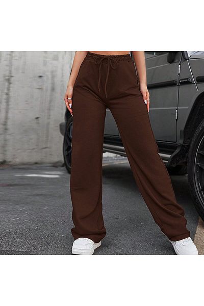 Miyalon Unisex φούτερ με δύο κλωστές με ελαστική μέση με φαρδύ πόδι