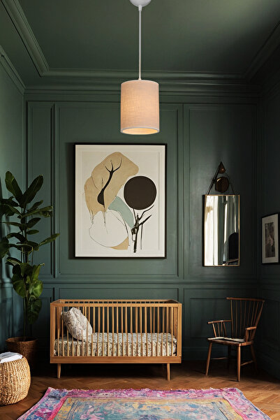 AG LightDesign Beyaz Sarkıt Avize Salon Yatak Odası Mutfak Modern Şık Lamba