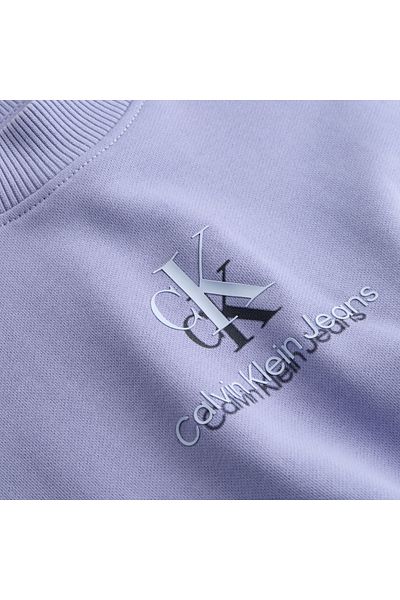 Calvin Klein Calvin Klein Women Persian Violet Shadow Graphic Crew Neck Sweatshirt