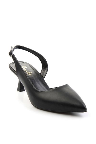 Bambi Black Women's Classic Heeled Shoes K01209192509