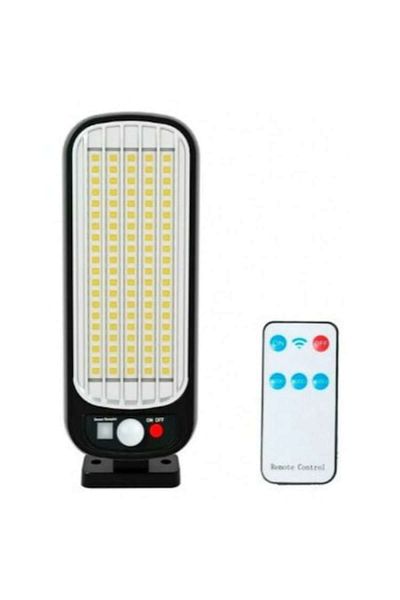 HOZRO Mini proiector solar HOZRO GL-84069, 100 LED-uri, iluminat exterior, senzor de mișcare, încărcare solară, negru