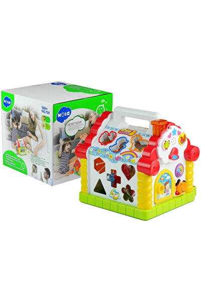 Evelise Εκπαιδευτικό σπίτι με κύβους και ηχητικά εφέ