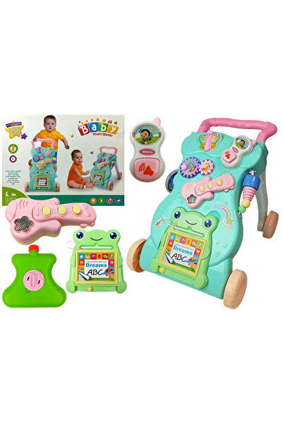 Evelise Στράτα μωρού με δραστηριότητες, πράσινο μέντας με ροζ