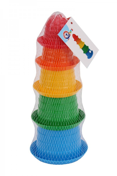 TechNokta Jucărie educativă piramidă, TechnoK, 5 pălării sombrero