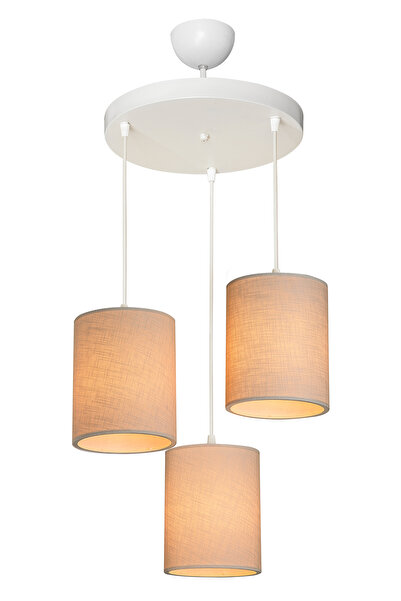 AG LightDesign Beyaz Sarkıt Avize Salon Yatak Odası Mutfak Modern Şık Lamba