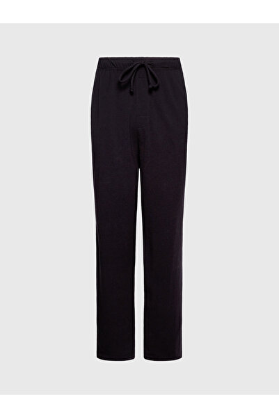 Calvin Klein Men Black Logo Detail Drawstring Waist Pyjamas