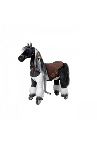 Evelise Κουνιστό αλογάκι Domino Ponnie S 3-6 ετών, μαύρο